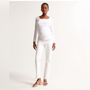 Maternity Ankle Straight Jean